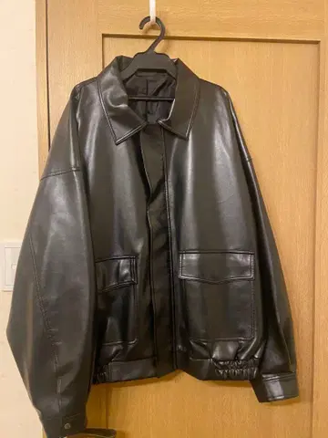 PAGE BOY 가죽 블루종 가죽 자켓