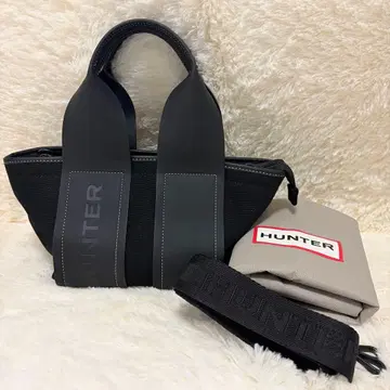 HUNTER 리파인드 스티치 캔버스 미니 토트백 수납 가방