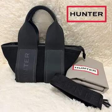 HUNTER 리파인드 스티치 캔버스 미니 토트백 수납 가방