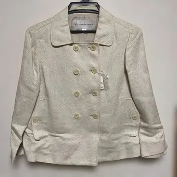 HUMAN WOMAN 아이보리 더블 브레스트 자켓 미사용품