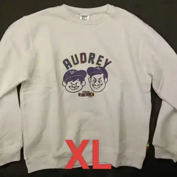 오드리 도쿄돔 트레이닝복 화이트 XL 올나이트닛폰 맨투맨