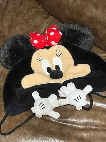 미니 마우스 플리스 모자 귀 포함 디즈니