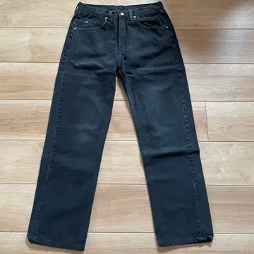 Wrangler 랭글러 블랙 데님 팬츠 블랙 페이드 w80