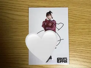 FRUITS ZIPPER 츠키아시 아마네 사인 포함 브로마이드