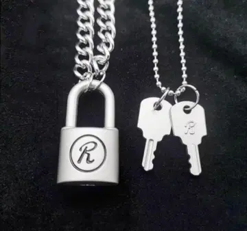 시드 비셔스 락 R 자물쇠 목걸이 열쇠 포함 세트