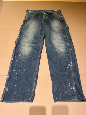 orSlow 오어슬로우 페인트 가공 페인터 팬츠 사이즈 S