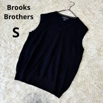 브룩스브라더스 메리노울 V넥 니트 베스트 S