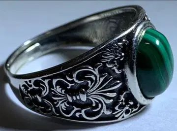 맬러카이트 반지 sterling silver925