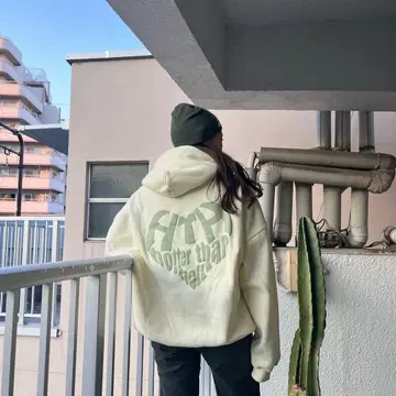 hth 하트 로고 후디