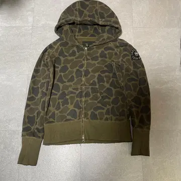 archive 카모플라쥬 집업 후드티