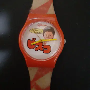 C-82 Glico 어린이용 비스코 손목시계 작동품입니다