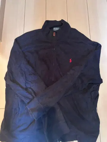 폴로 랄프로렌 집업 니트 네이비