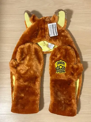 새상품 택 포함 디즈니 팬캡 머플러 주토피아 닉 초레어