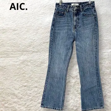 AIC. 안티로자 데님 팬츠 청바지 스트레이트 코튼 M 슬림 레그