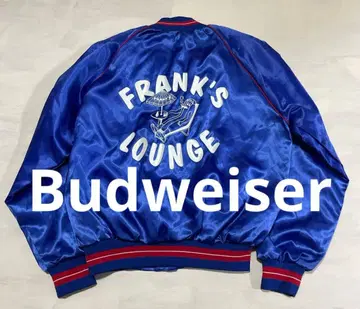 레어 빈티지 USA Budweiser 바시티 자켓 귀여운 핫도그