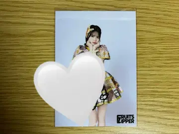 FRUITS ZIPPER 진세이 스즈카 사인 포함 브로마이드
