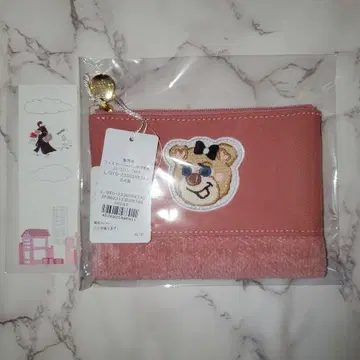 새상품 페이러 LOVERARY 올드 테디 걸 와펜 파우치