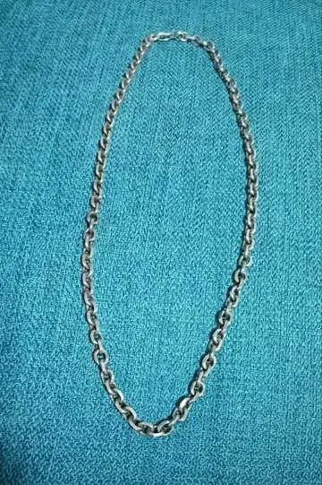 빈티지 실버 체인 목걸이