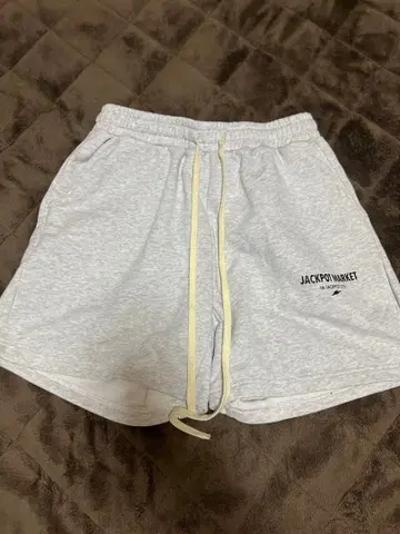 JACKPOT MARKET 그레이 숏팬츠 XL