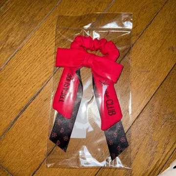 treasure 크리스마스 리본 스크런치 굿즈 펜라이트