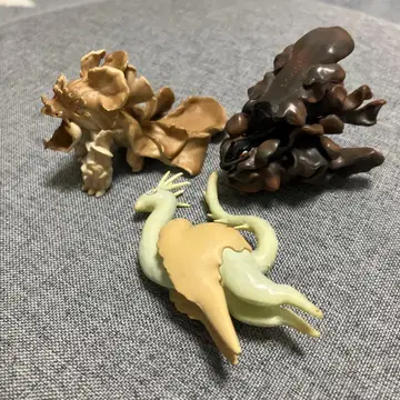 버섯 드래곤 삼체 세트