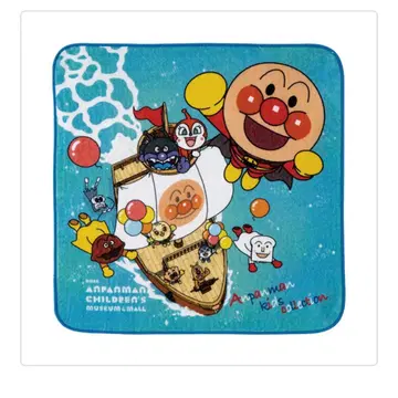 호빵맨 뮤지엄 고베 한정판 타월 세균맨 짤랑이