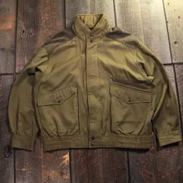 구제 의류 A2 플라이트 자켓 짧은 봄버 자켓 레이온 M 올리브
