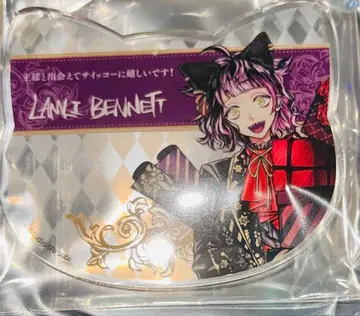 악마 집사와 검은 고양이 난자타운 라무 아크릴 코스터