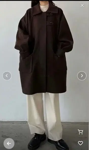 다크 브라운 오버 사이즈 자켓