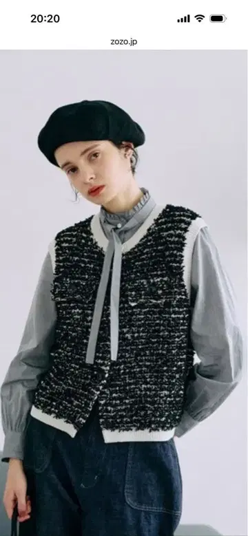 보타이 프릴 블라우스 셔츠