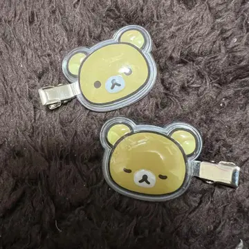 리락쿠마 헤어 클립 헤어 액세서리