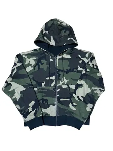 미사용 새상품 Kutir 카모플라쥬 리버서블 후디 M 사이즈