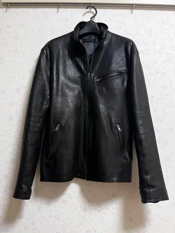 RHENIUM HIDEAWAYS 싱글 라이더스 38 가죽 자켓