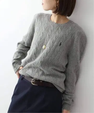 SLOBE IENA 폴로 랄프 로렌 케이블 니트