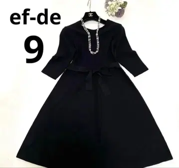 에프데 니트 원피스 블랙 사이즈 9 M 사이즈