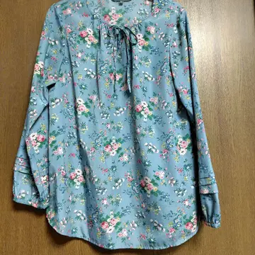 로라 애슐리 튜닉 로라 애슐리 꽃무늬 블라우스