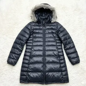 유니클로 프리미엄 다운 울트라 라이트 롱 코트 XL 블랙