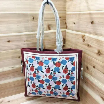 무민 토트백 복조리 경량 성숙/러블리 서브백 여성용 꽃무늬풍