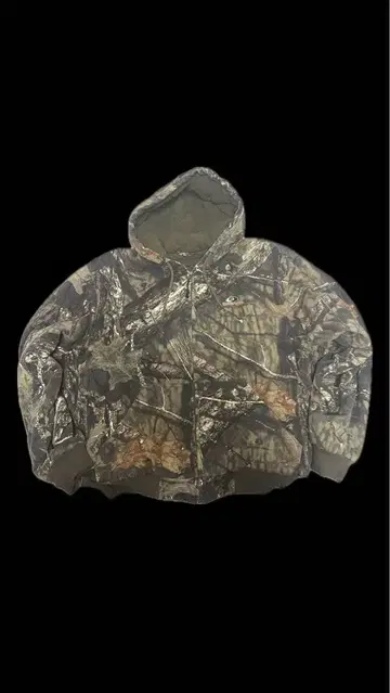 MOSSY OAK 카모 패턴 후드 부착 자켓