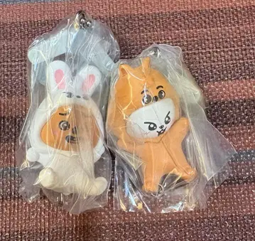 스키즈 skzoo 집게로 집어 연결하는 마스코트 한쿼카 리빗 세트