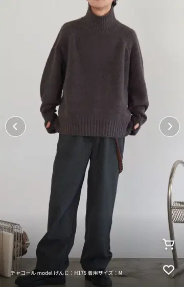 WYM LIDNM 터틀넥 니트 S 사이즈