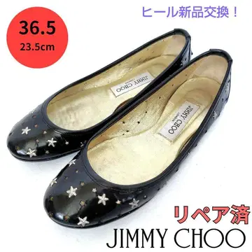 JIMMY CHOO [지미추] 스테디셀러 스타 스터드 플랫슈즈 블랙