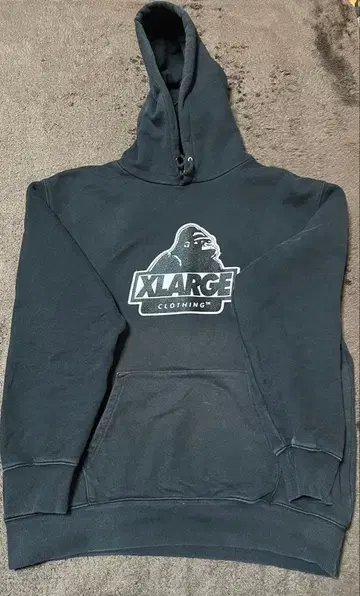 XLARGE 엑스라지 후드티 빅 로고 블랙
