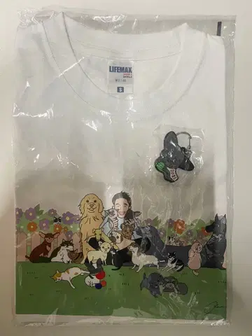 사카가미가 티셔츠(S), 키링