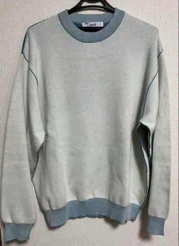 [ 새상품 ] JUNRED 그레이 니트 크루넥