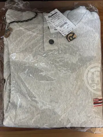 Real BVoice 그레이 L 사이즈 후드티