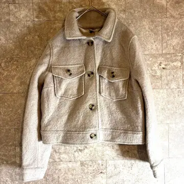 M 사이즈 H&M 그레이 숏 기장 자켓