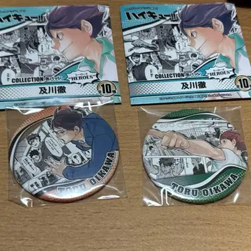 하이큐 컬렉션 캔뱃지 HEROES 캔뱃지 오이카와 토오루 아오바죠사이