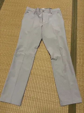 adidas 골프 팬츠 라이트 그레이 스트라이프