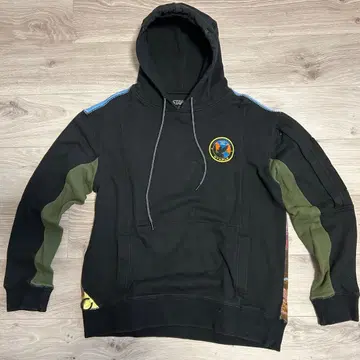 STAPLE 풀오버 후드티 백 프린트 캐니언